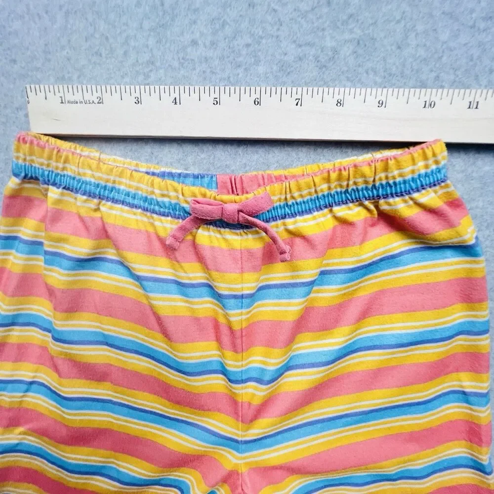 Lucky Brand Girls 10/12 Rainbow Stripe Tank Jogger 2 Piece Lounge Set
